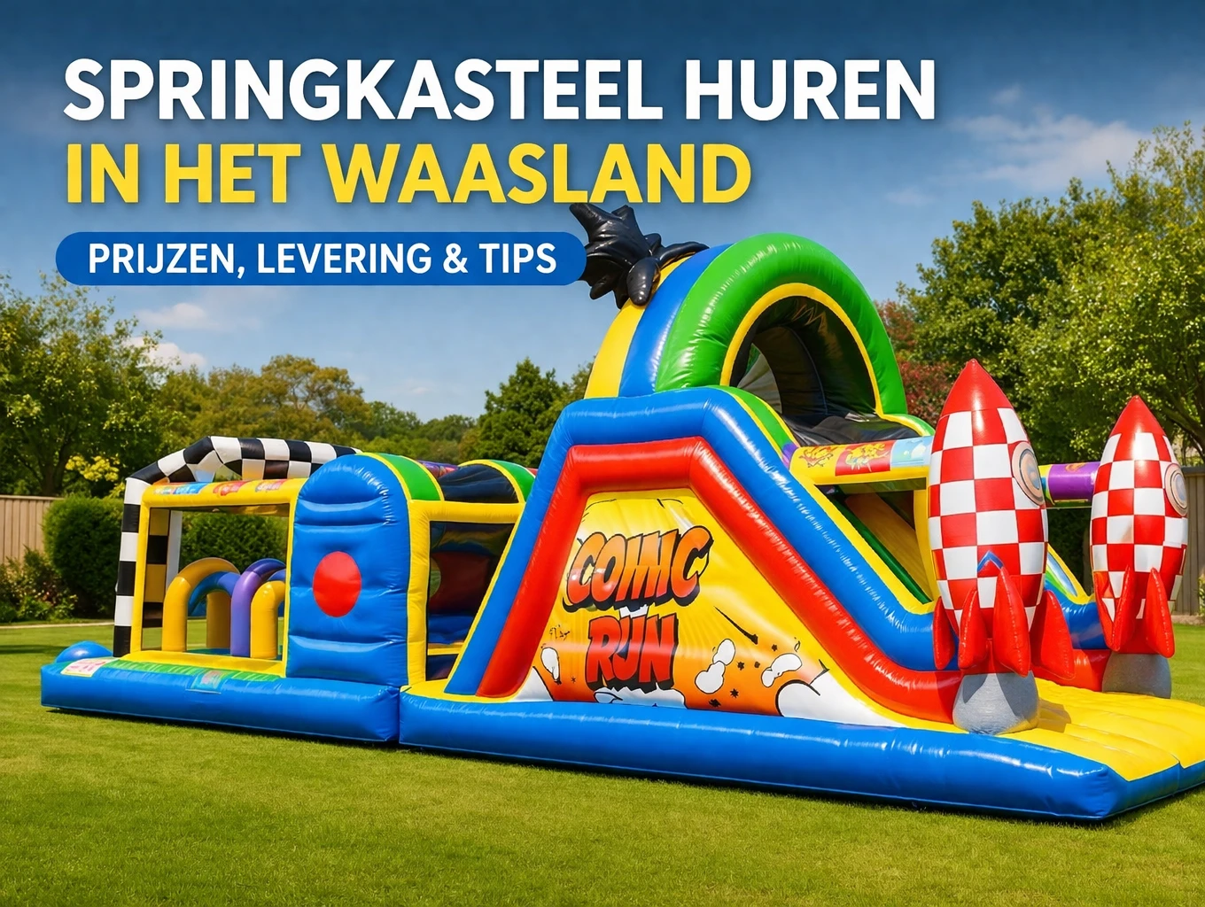 Springkasteel huren in het Waasland: prijzen, levering & tips
