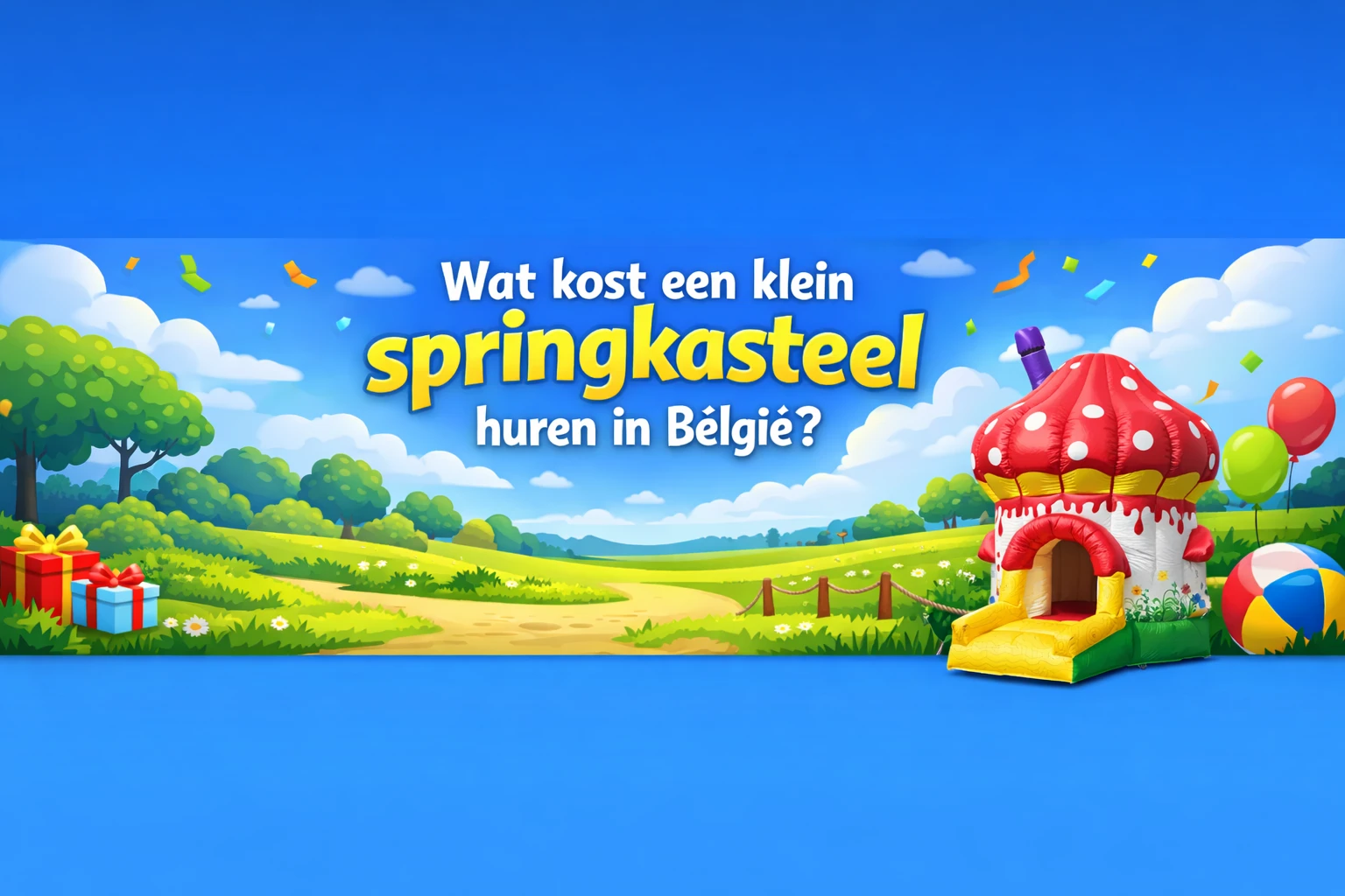 Wat kost een klein springkasteel?